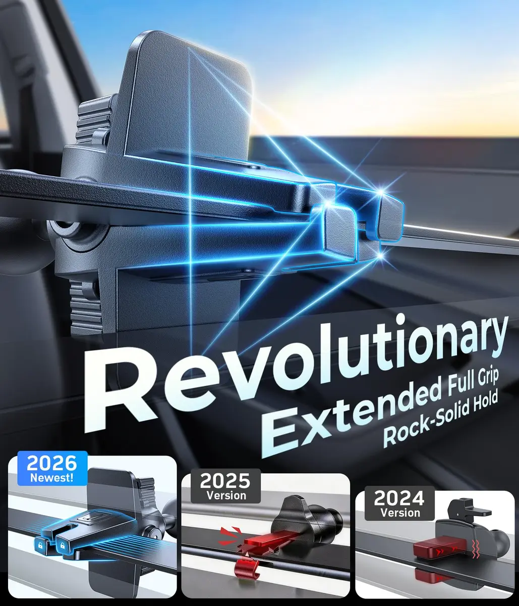 VICSEED 2026 Upgraded Car Phone Holder Mount | 86LBS Ultra-Powerful Suction, Sturdy & Flexible - view 7