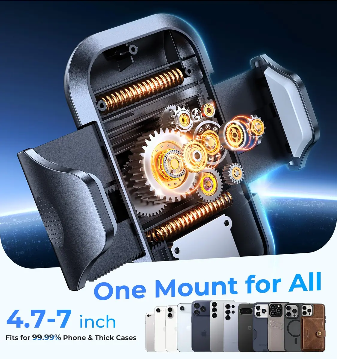 VICSEED 2026 Upgraded Car Phone Holder Mount | 86LBS Ultra-Powerful Suction, Sturdy & Flexible - view 9