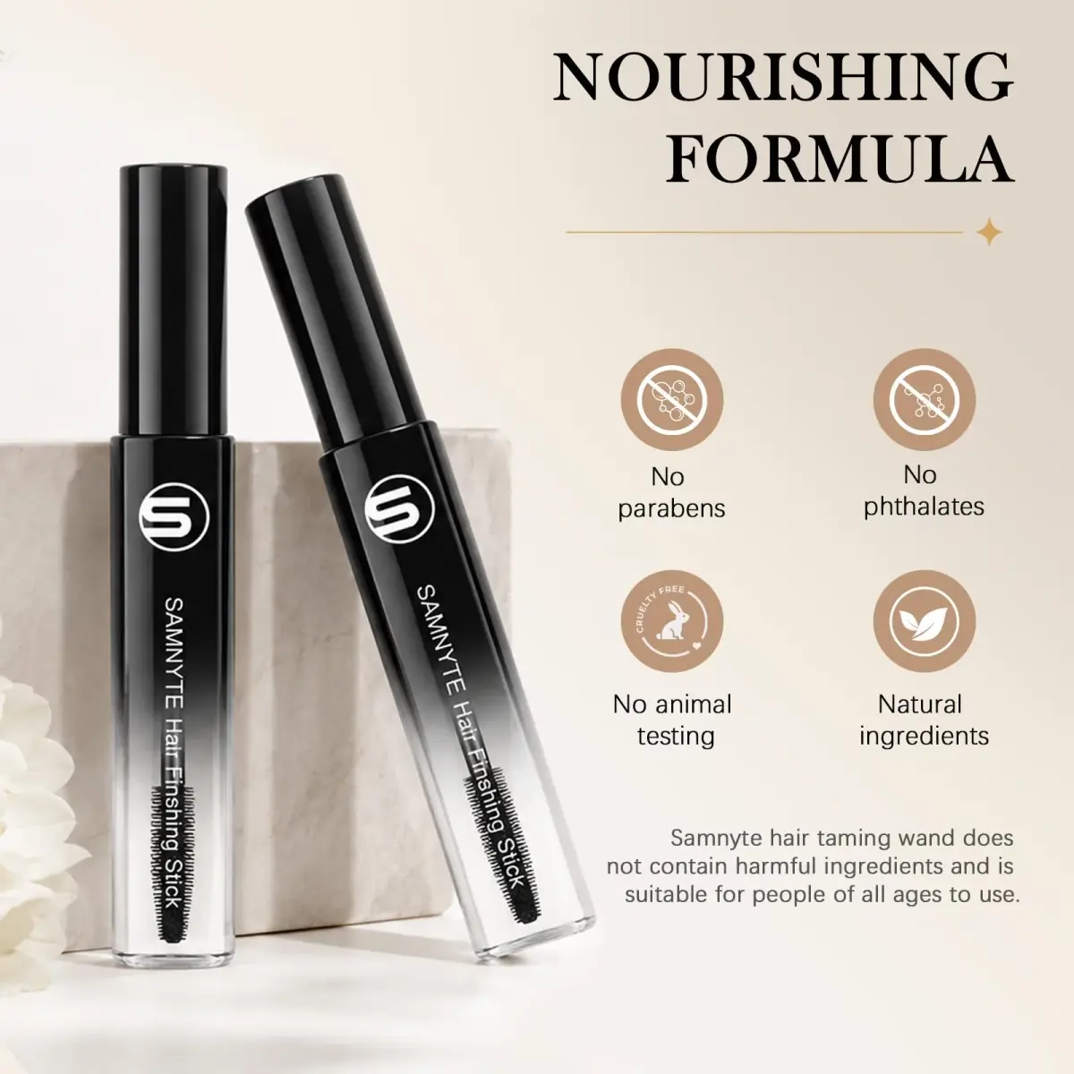 Samnyte Hair Finishing Stick 2 Pack - 36ml (1.4 Fl Oz) | Tames Flyaways & Baby Hairs - view 6
