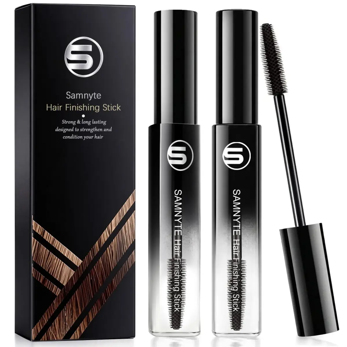 Samnyte Hair Finishing Stick 2 Pack - 36ml (1.4 Fl Oz) | Tames Flyaways & Baby Hairs - main product image