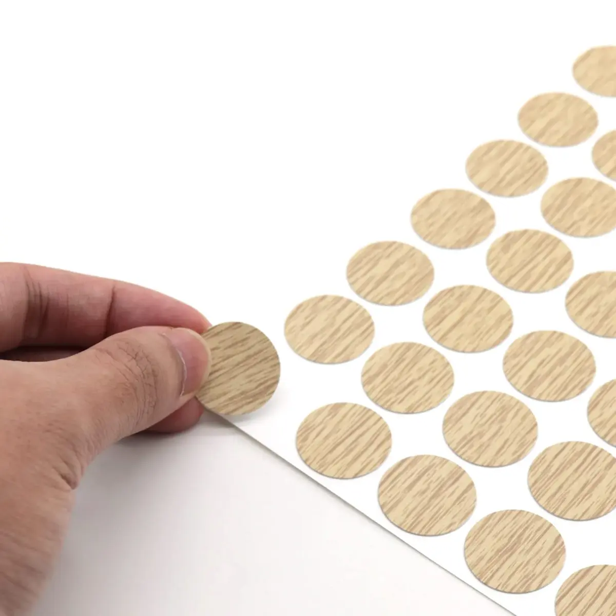 VictorsHome Self-Adhesive Screw Hole Stickers 21mm (0.83 Inch) | Cover Screw Holes on Furniture - view 3