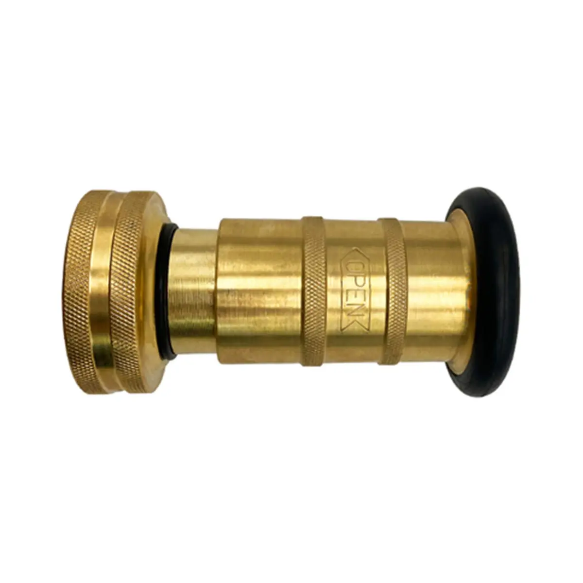 SAFBY Brass Fire Hose Nozzle 1" NH/NST | Durable, Adjustable Fog & Stream | 60ft Range - view 5