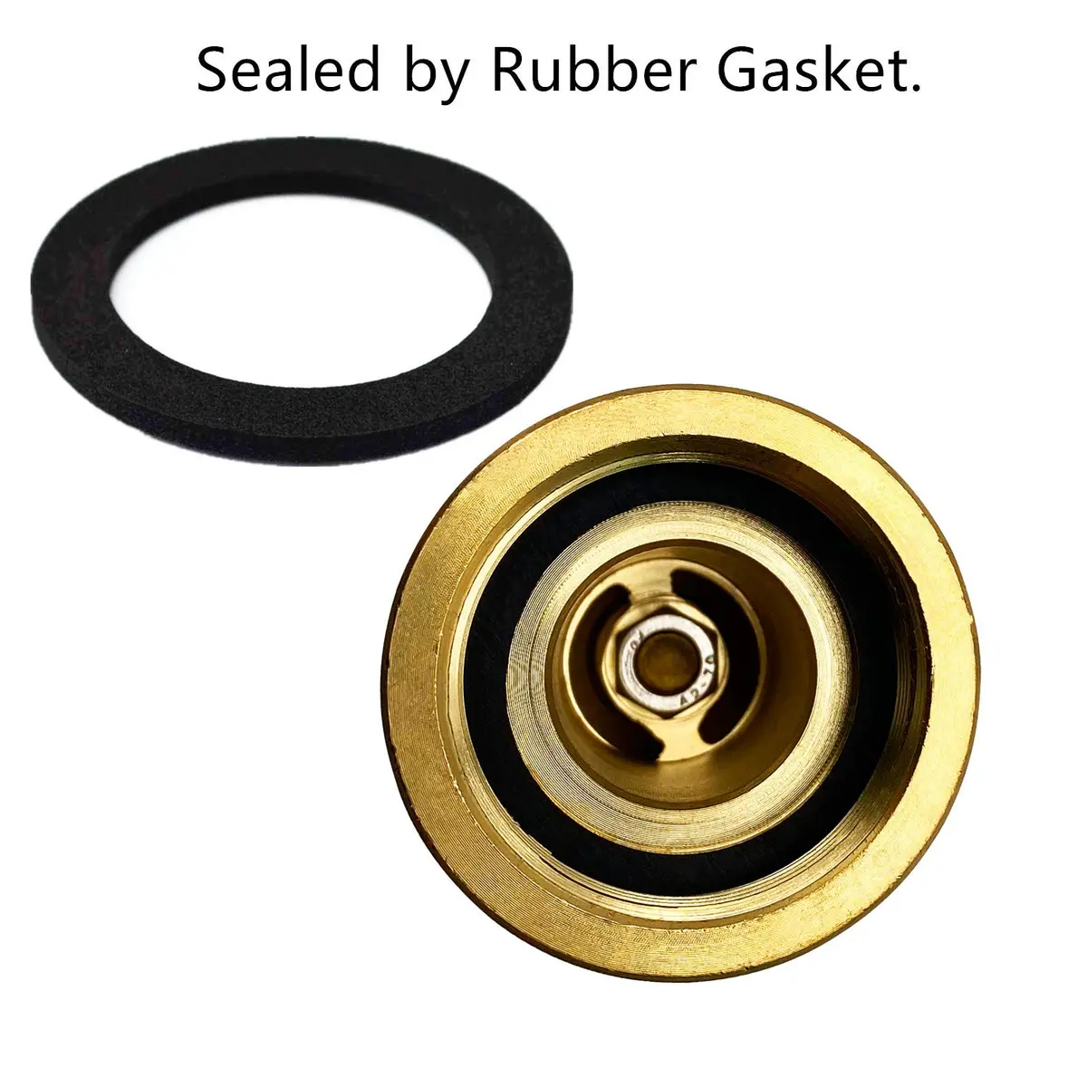 SAFBY Brass Fire Hose Nozzle 1" NH/NST | Durable, Adjustable Fog & Stream | 60ft Range - view 3
