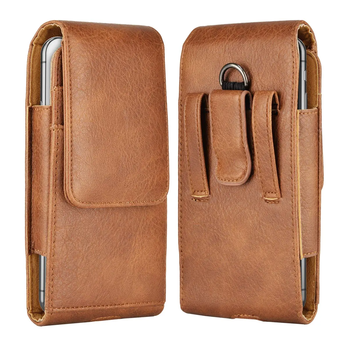 Takfox Leather Belt Holster Pouch for Samsung Galaxy S25 Ultra S24 Plus S23 S22 S21 S20 FE 5G Note 20 J7 J3, 17.3 cm (6.8 inch) | RFID Blocking - view 8