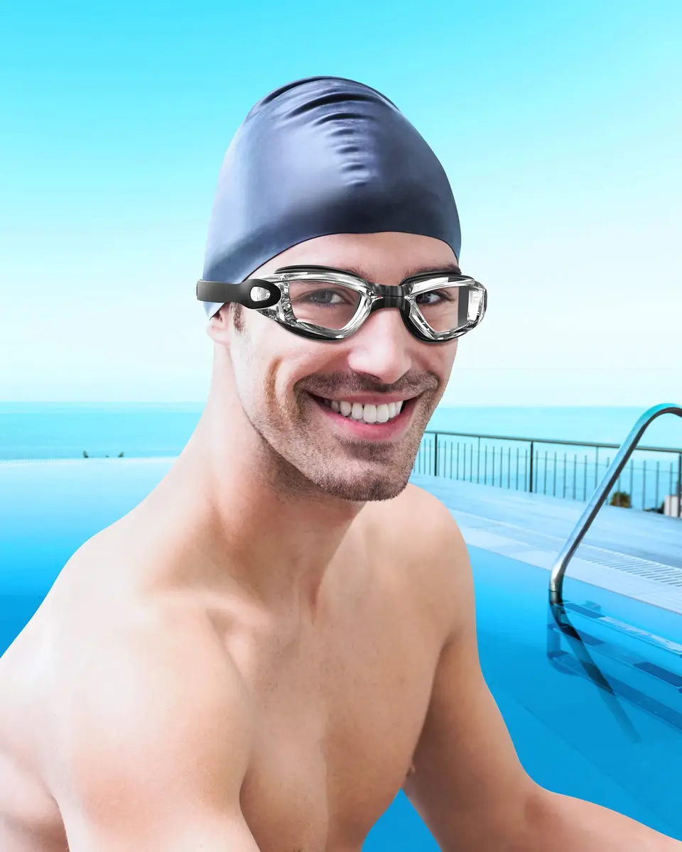 Aegend Clear 2 Pack Swimming Goggles | Anti-Fog UV Protection Wide Vision - view 9