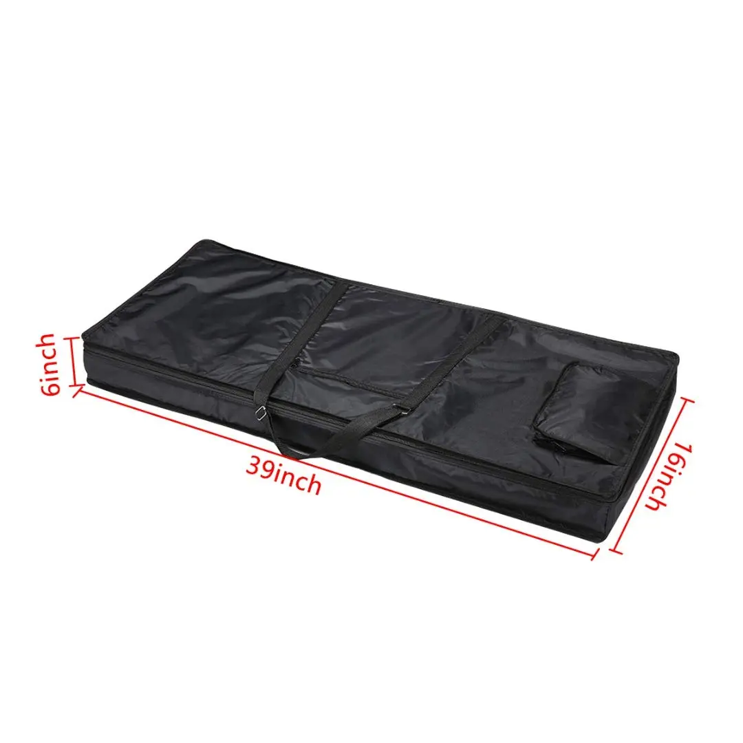 ONCHSH 61 Key Keyboard Gig Bag Waterproof 39×16×6 Inch | Heavy-Duty, Portable & Smart Organization - view 6
