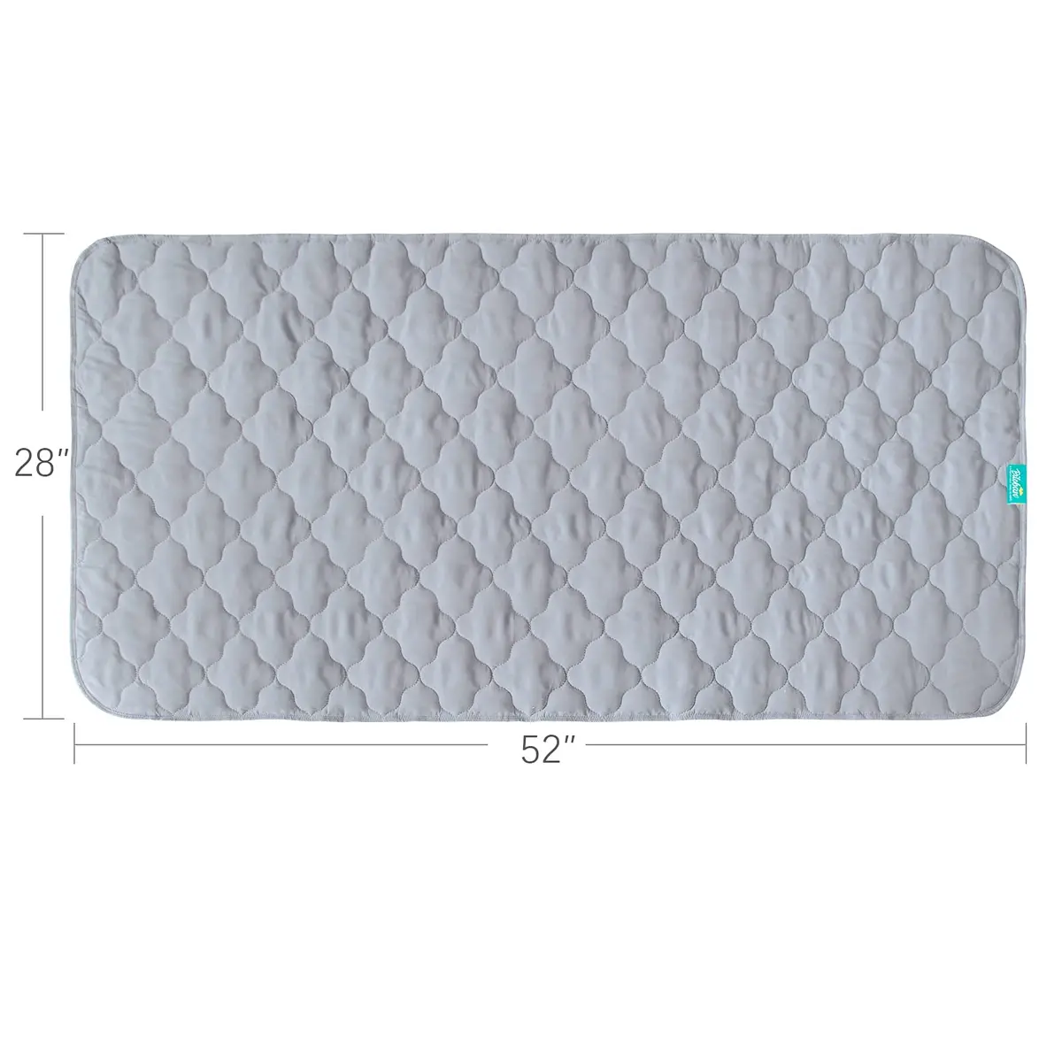 Biloban Waterproof Crib Mattress Protector 52x28 Inch (132x71 cm) | Breathable Quilted Pad for Indian Nurseries - view 6