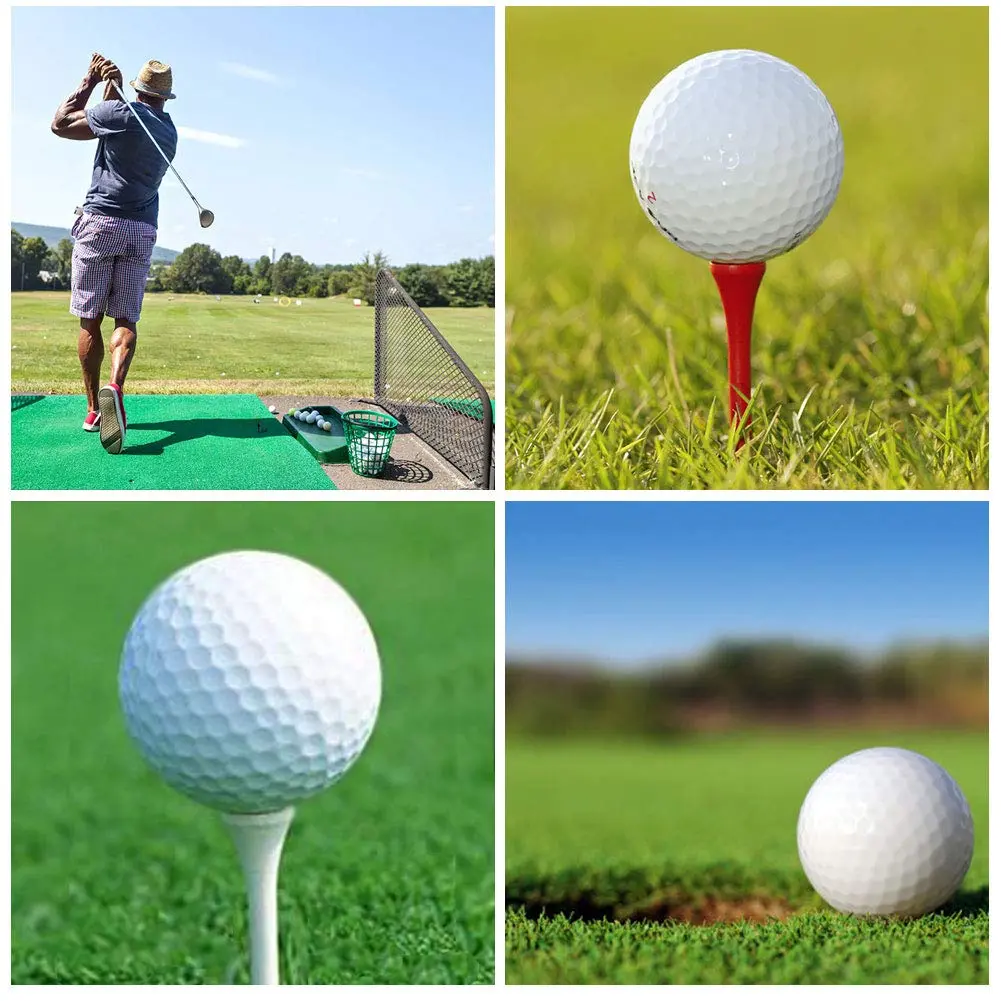 THIODOON Golf Tees 3 1/4 inch | Natural Hardwood, Less Friction, Bulk 100 Count - view 6