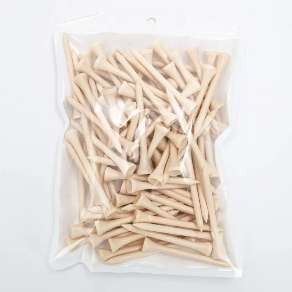 THIODOON Golf Tees 3 1/4 inch | Natural Hardwood, Less Friction, Bulk 100 Count - view 8