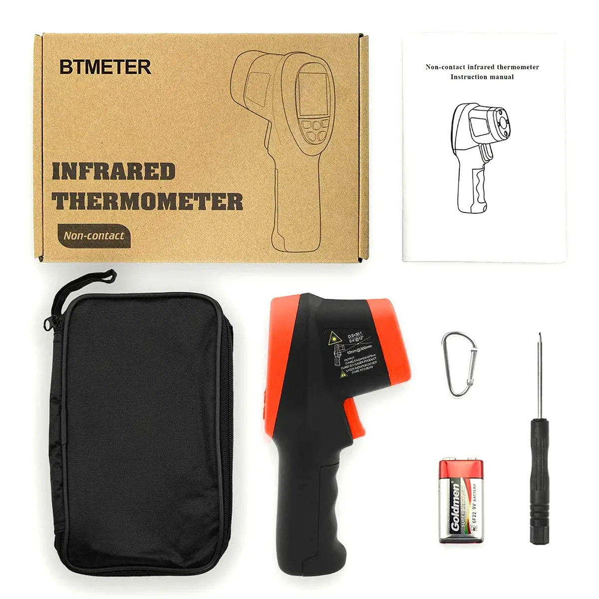BTMETER BT-1500 Pyrometer -58℉ to 2732℉ Infrared Laser Thermometer Gun for Industrial & Automotive Use - view 9