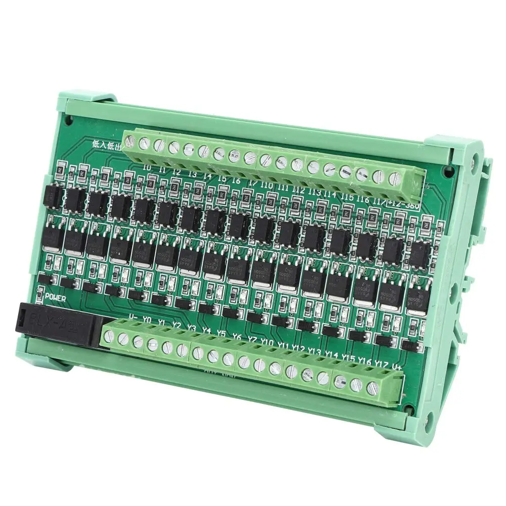 Jectse 16-Channel PLC Amplifier Board 12-36VDC (16 Channels) | Photoelectric Isolation for Industrial Control - view 6