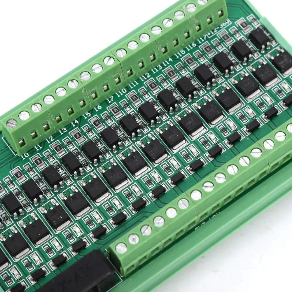 Jectse 16-Channel PLC Amplifier Board 12-36VDC (16 Channels) | Photoelectric Isolation for Industrial Control - view 9