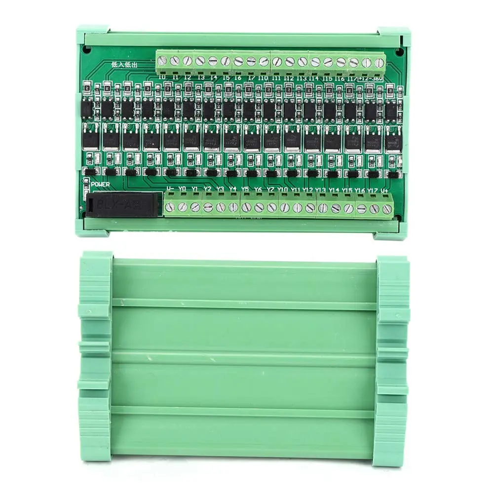 Jectse 16-Channel PLC Amplifier Board 12-36VDC (16 Channels) | Photoelectric Isolation for Industrial Control - view 4