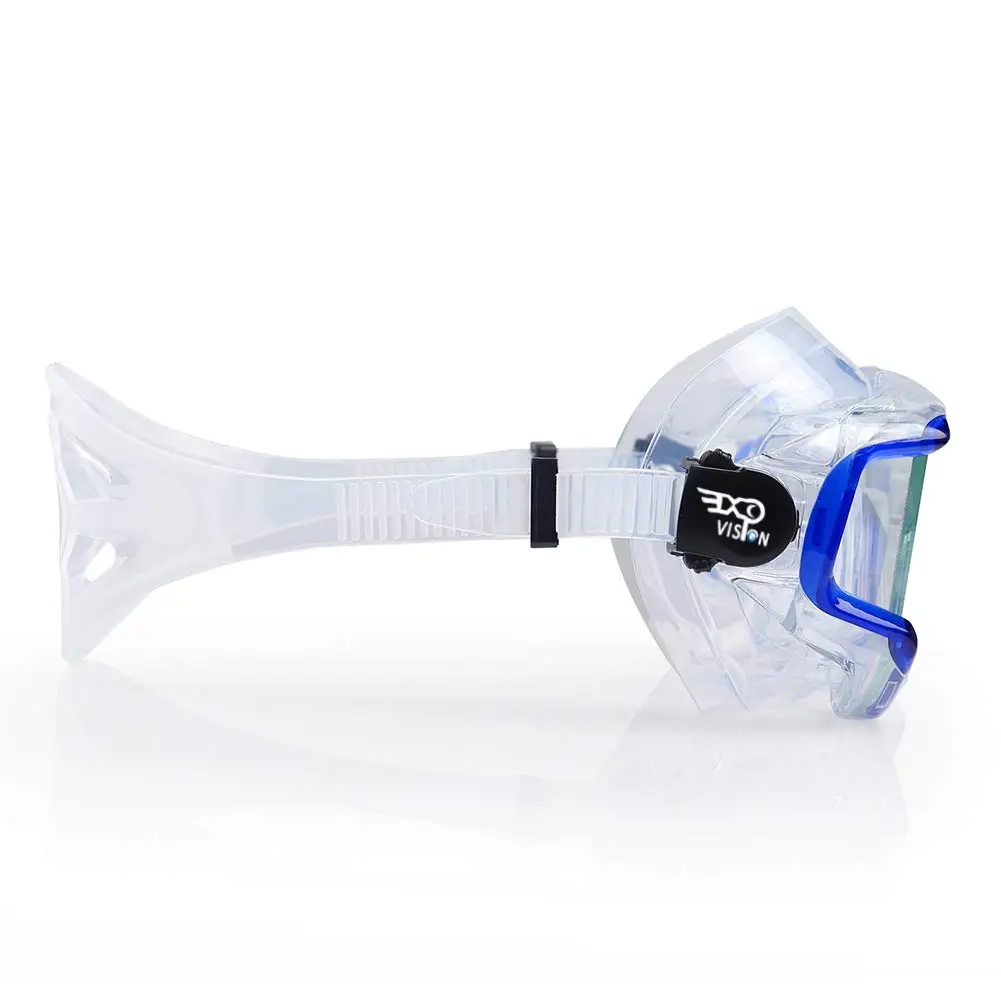 EXP VISION Pano 3 Panoramic View Diving Mask, Tempered Glass Lens Scuba Snorkeling Dive Mask 280g (9.88 oz) | Wide View for Freediving - view 8