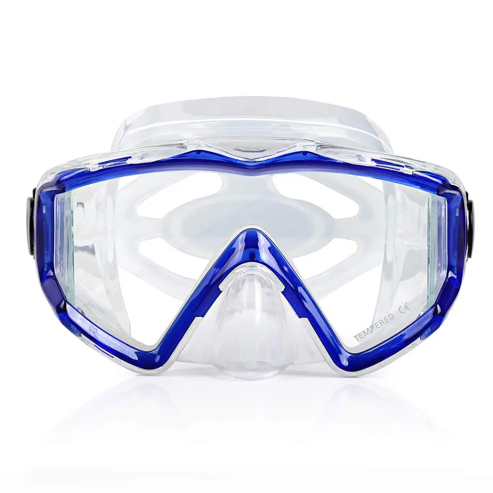 EXP VISION Pano 3 Panoramic View Diving Mask, Tempered Glass Lens Scuba Snorkeling Dive Mask 280g (9.88 oz) | Wide View for Freediving - view 2