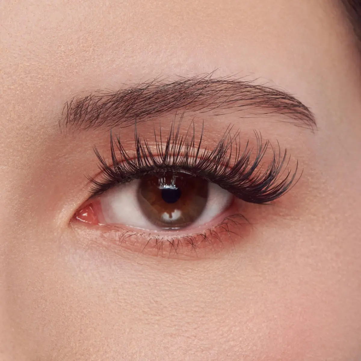 KISS Lash Couture LuXtensions False Eyelashes, Royal Satin, 1 Pair, 10mm Flat Lash | Natural Look Reusable D/C/J Curl Mix - view 2