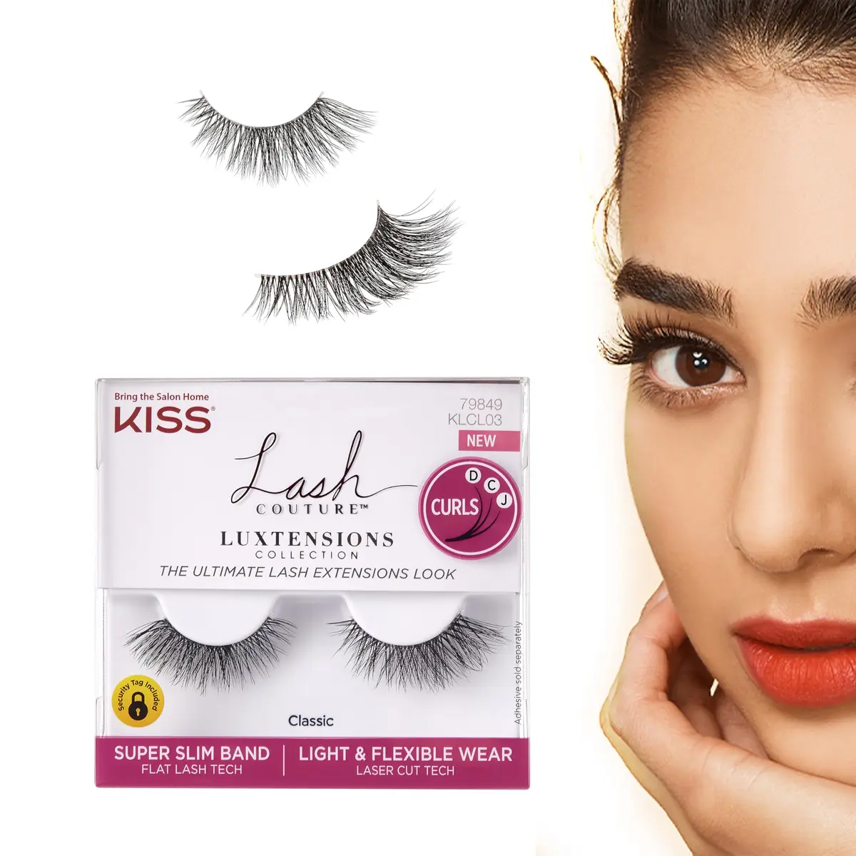 KISS Lash Couture LuXtensions Classic False Eyelashes | 1 Pair - main product image