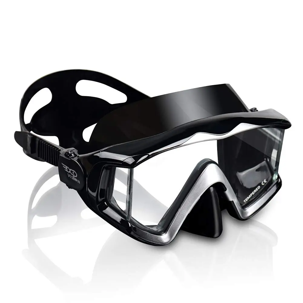 EXP VISION Pano 3 Window Scuba Diving Mask, Tempered Glass Snorkel Mask 260 ml (0.26 kg) | Wide View Anti-Fog Swim Mask - view 9