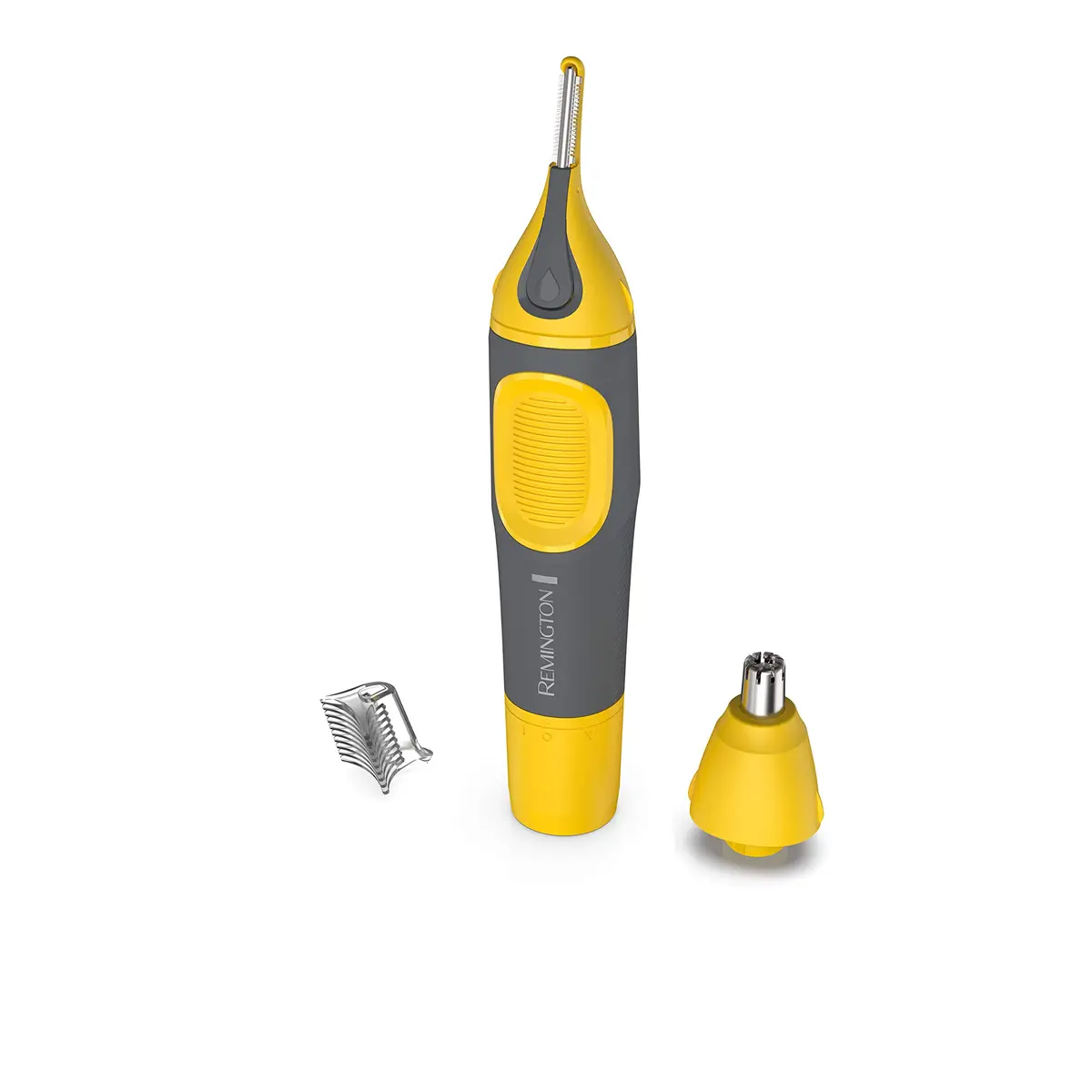 Remington Virtually Indestructible Nose, Ear & Brow Trimmer, Yellow, NE3871 | Waterproof, Rechargeable, Stainless Steel Blades - main product image