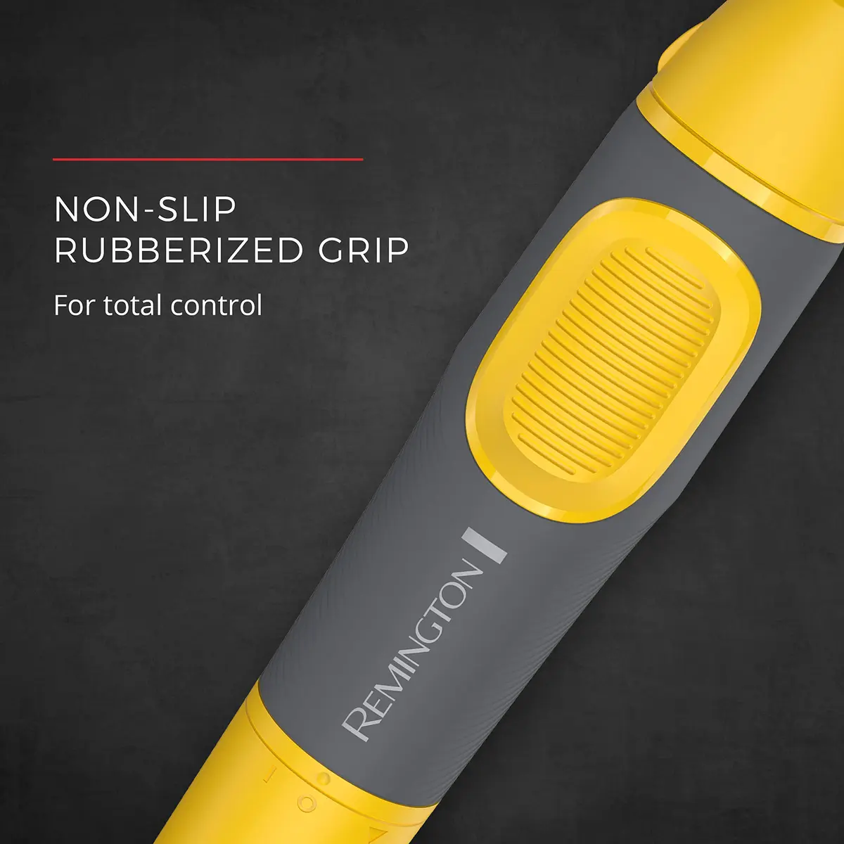 Remington Virtually Indestructible Nose, Ear & Brow Trimmer, Yellow, NE3871 | Waterproof, Rechargeable, Stainless Steel Blades - view 3