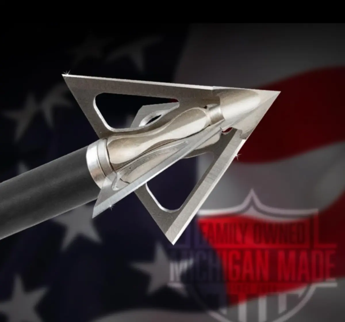 G5 Outdoors Striker X 125 Grain Broadhead 3 Pk | 4-Blade, Stainless Steel, 1.25" Cut Diameter - view 2