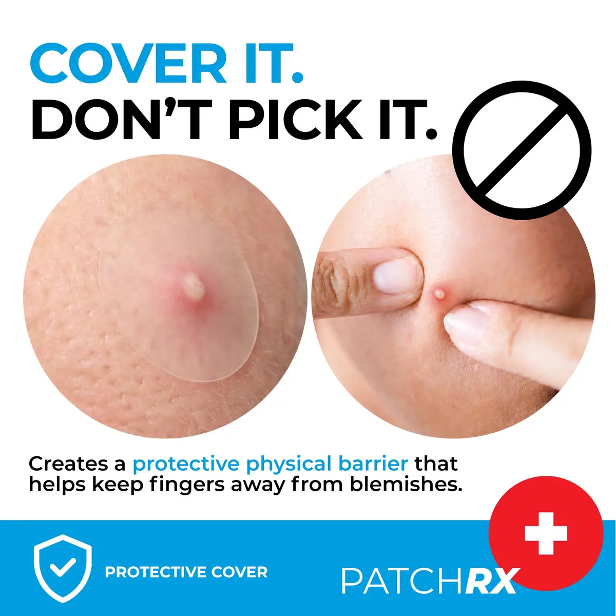 PatchRx Pimple Patches Hydrocolloid with Tea Tree Oil 120 Patches | Fast Acne Spot Relief for Face - view 5