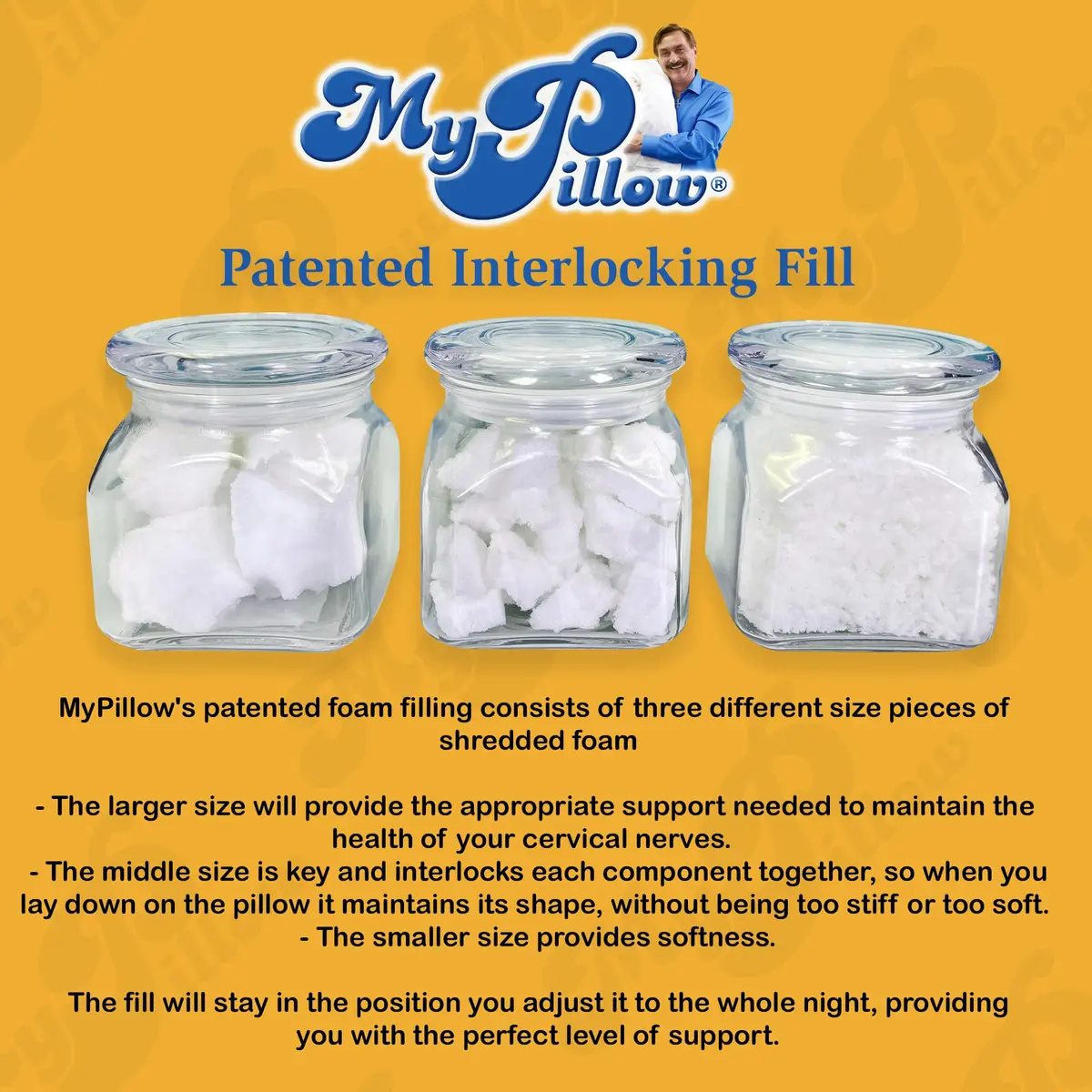 MyPillow Queen Size Bed Pillow Set of 2 | Support & Comfort for All Sleepers - view 4