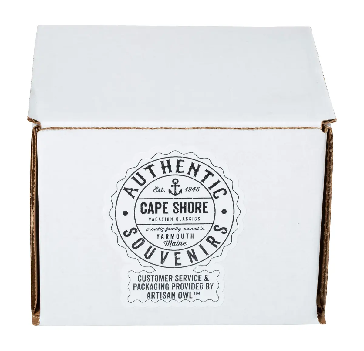 Cape Shore 15oz Sandy Stoneware Pottery Mug (Flip Flop) | Beach Vibe Ceramic Coffee Mug - view 4