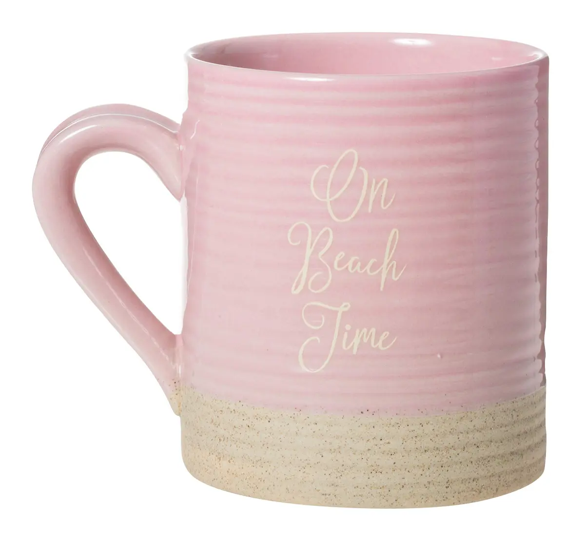 Cape Shore 15oz Sandy Stoneware Pottery Mug (Flip Flop) | Beach Vibe Ceramic Coffee Mug - view 3