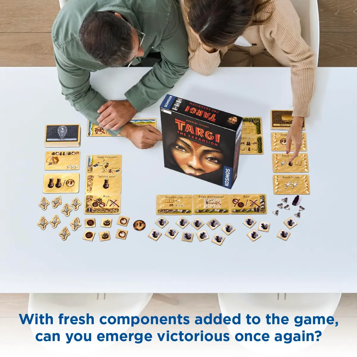 Thames & Kosmos Targi Expansion | Strategy Board Game for 2 Players | Desert & Trading Theme - view 6