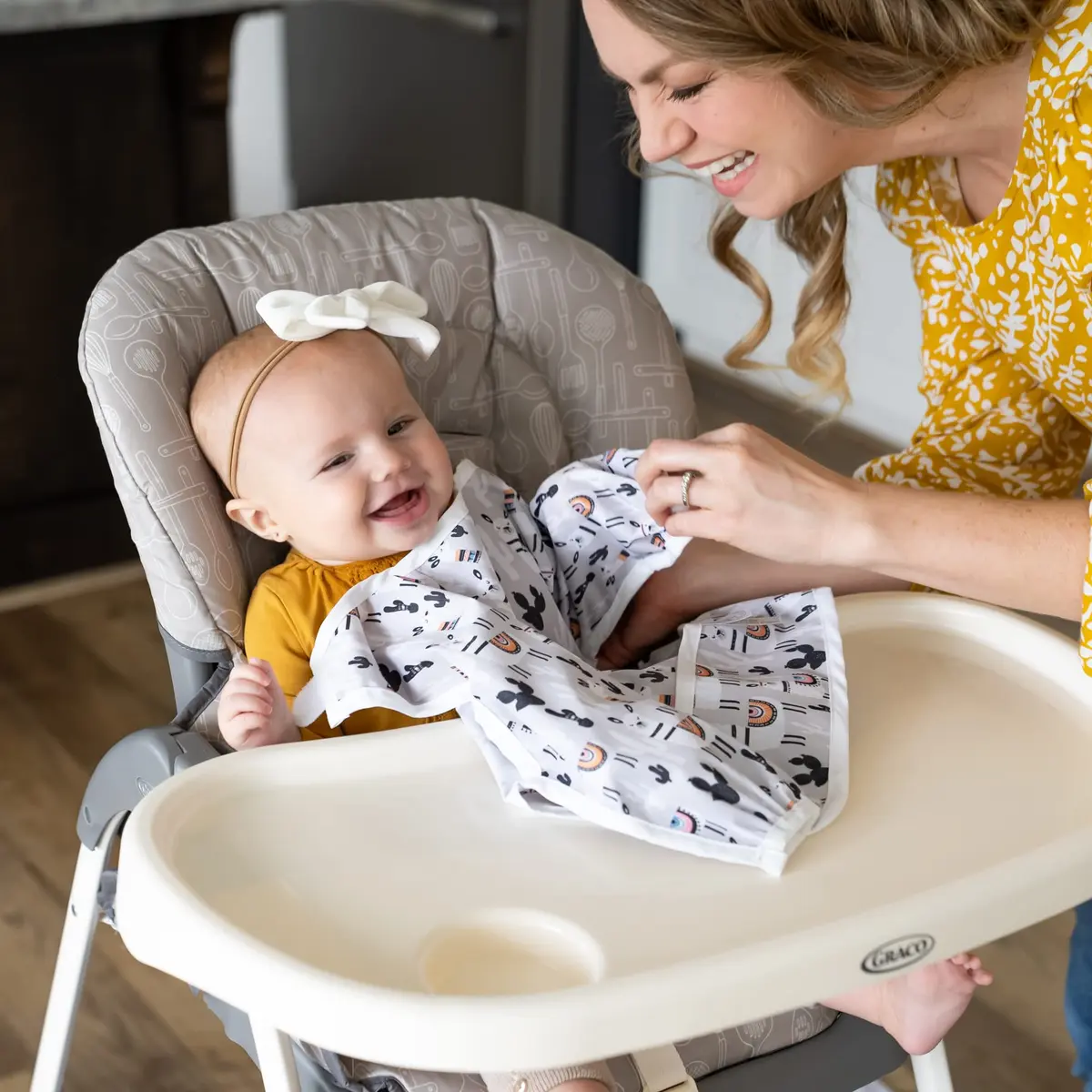 BABYBOET Splat Mat for Baby – Waterproof 4-Layer High Chair Floor Mat 51” x 51” | Spill-Proof & Non-Toxic - view 6