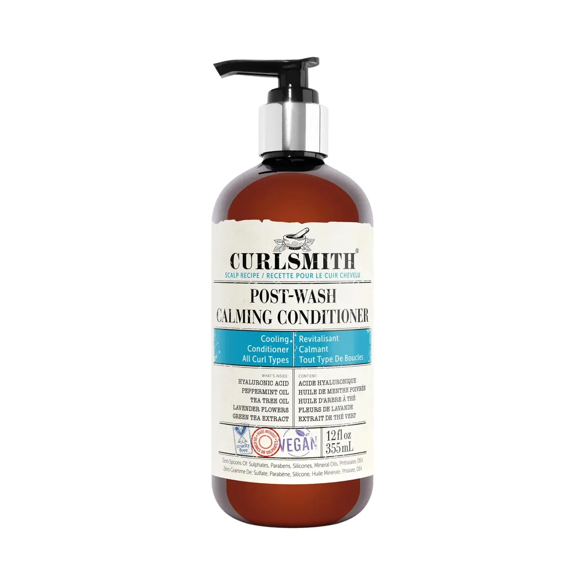 CURLSMITH Post-Wash Calming Conditioner 355ml (12 Fl Oz) | Soothes Scalp & Balances Moisture - main product image