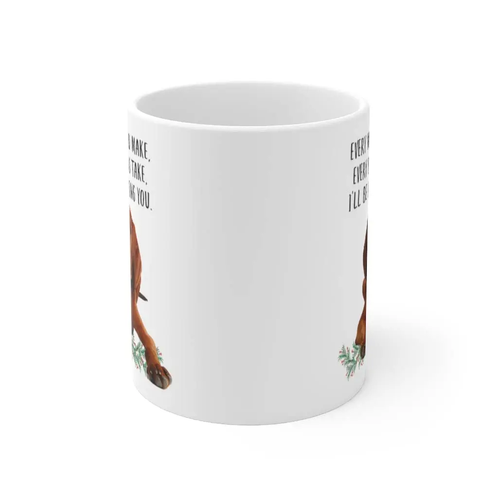 Lovesout Redbone Coonhound Red Coffee Mug 330ml (11oz) | Funny Dog Lover Gift for Women - view 2