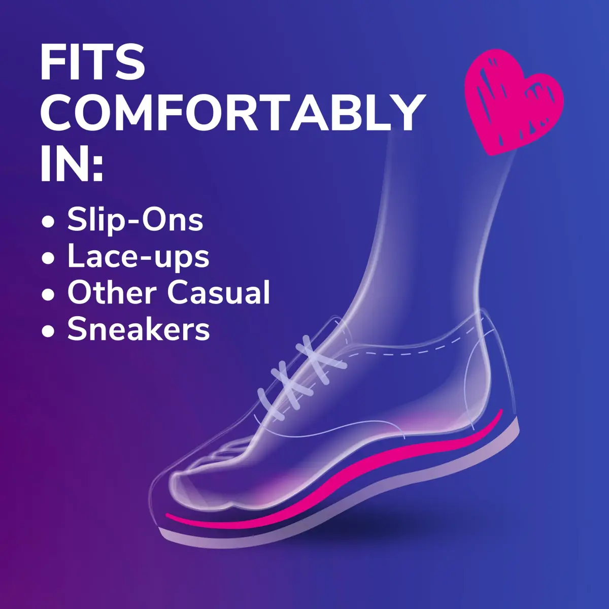 Dr. Scholl's Love Your Sneakers Full Length Insoles for Women Size 6-10 | All-Day Comfort & Arch Support - view 3