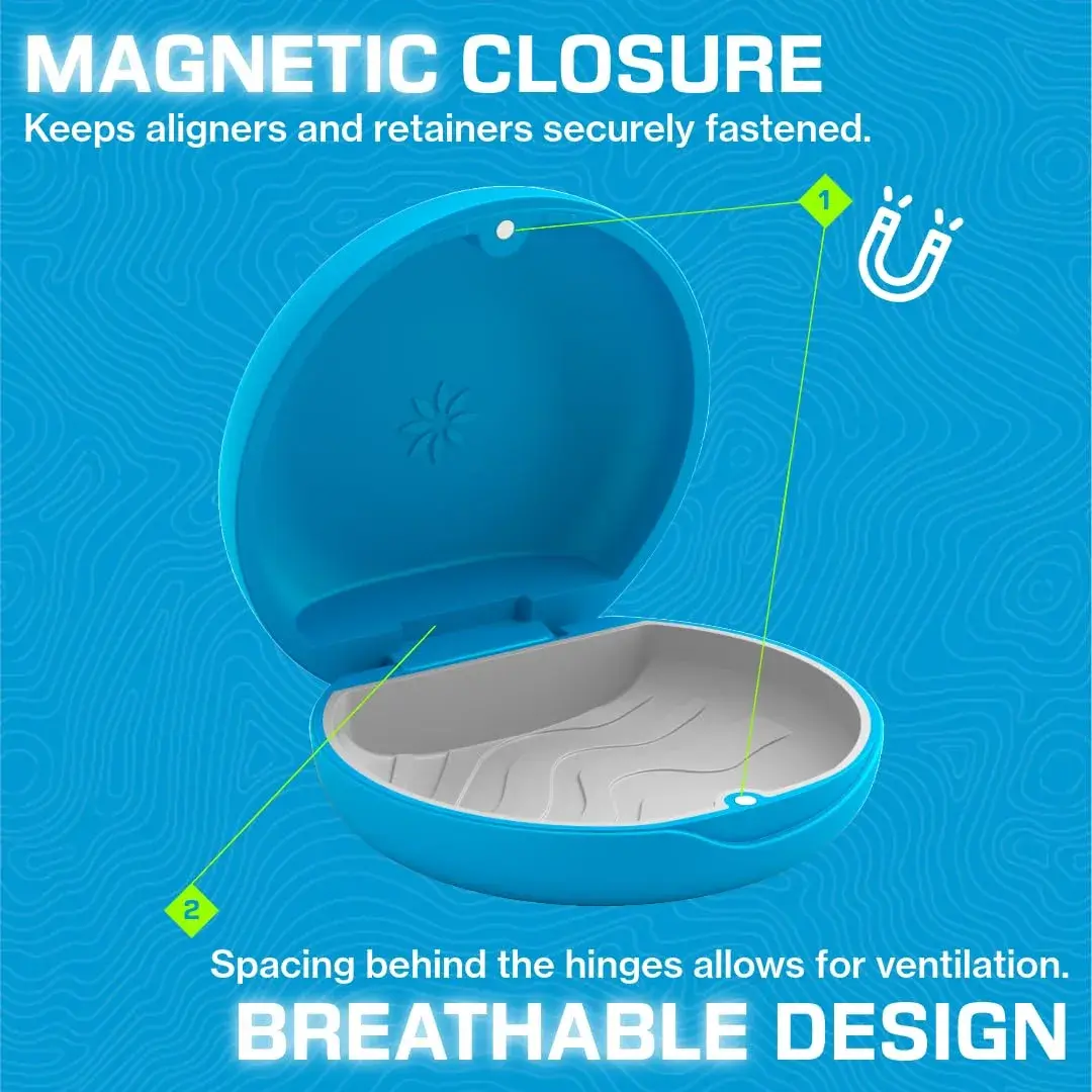 INVISALIGN Aligner Mandibular Advancement Case, Blue (Medium) - view 4