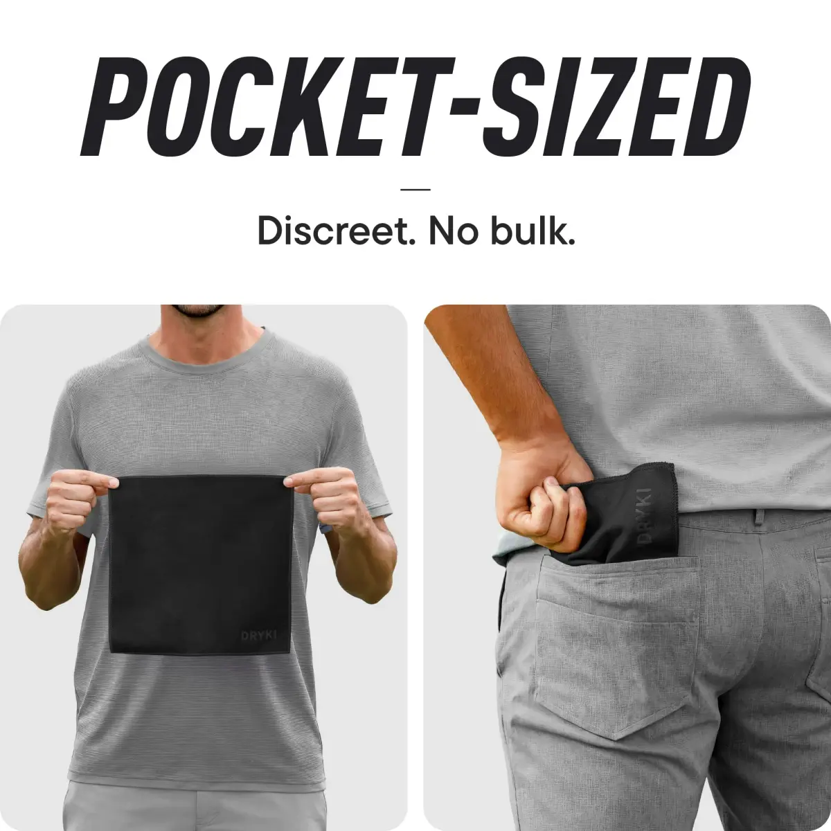 DRYKI Pocket-Sized Sweat Towels 25cm (10") | Absorbs 7x More, Dries 10x Faster - view 4