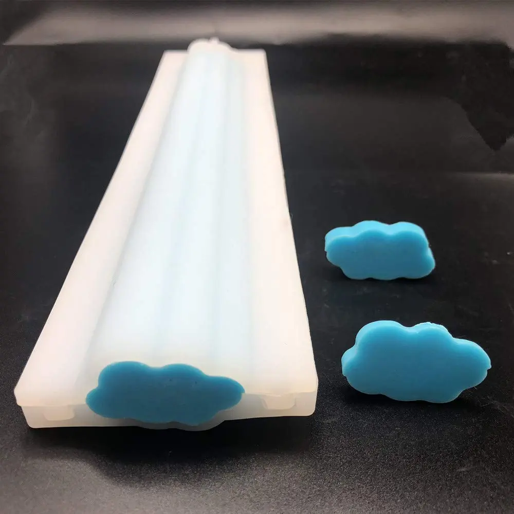 MoldFun Cloud Tube Silicone Mold for Soap, Chocolate & Candies | Cloud Shape, Food Grade, 6.5x2.5x12.6 inch - view 5