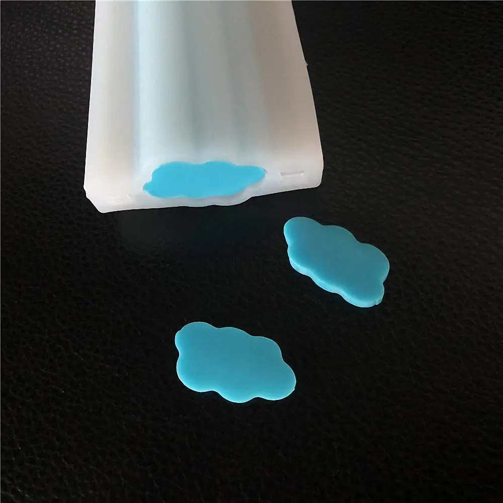 MoldFun Cloud Tube Silicone Mold for Soap, Chocolate & Candies | Cloud Shape, Food Grade, 6.5x2.5x12.6 inch - view 4