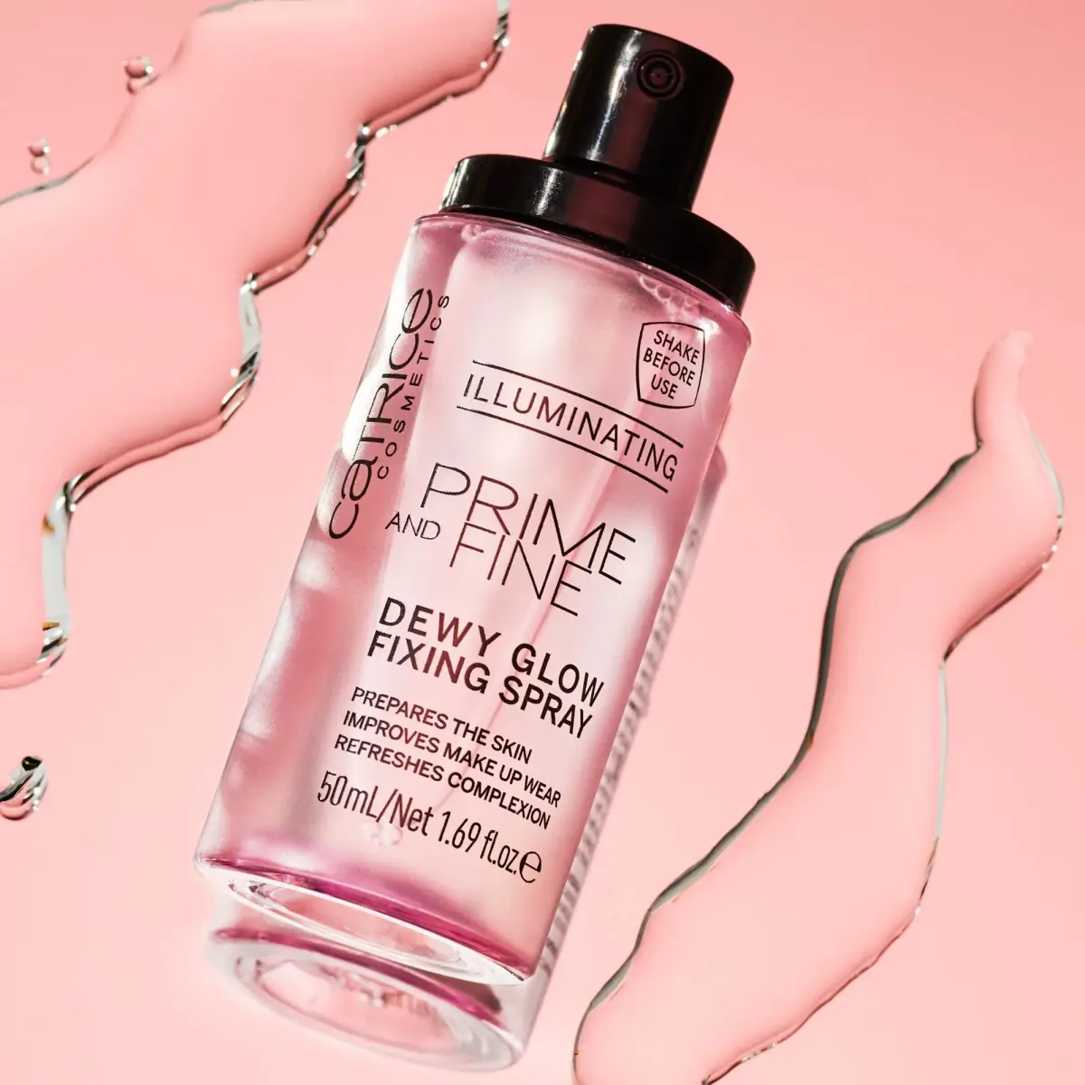 Catrice Cosmetics Prime & Fine Illuminating Dewy Glow Spray 150 ml (5.07 Fl Oz) | Vegan & Cruelty Free - view 6