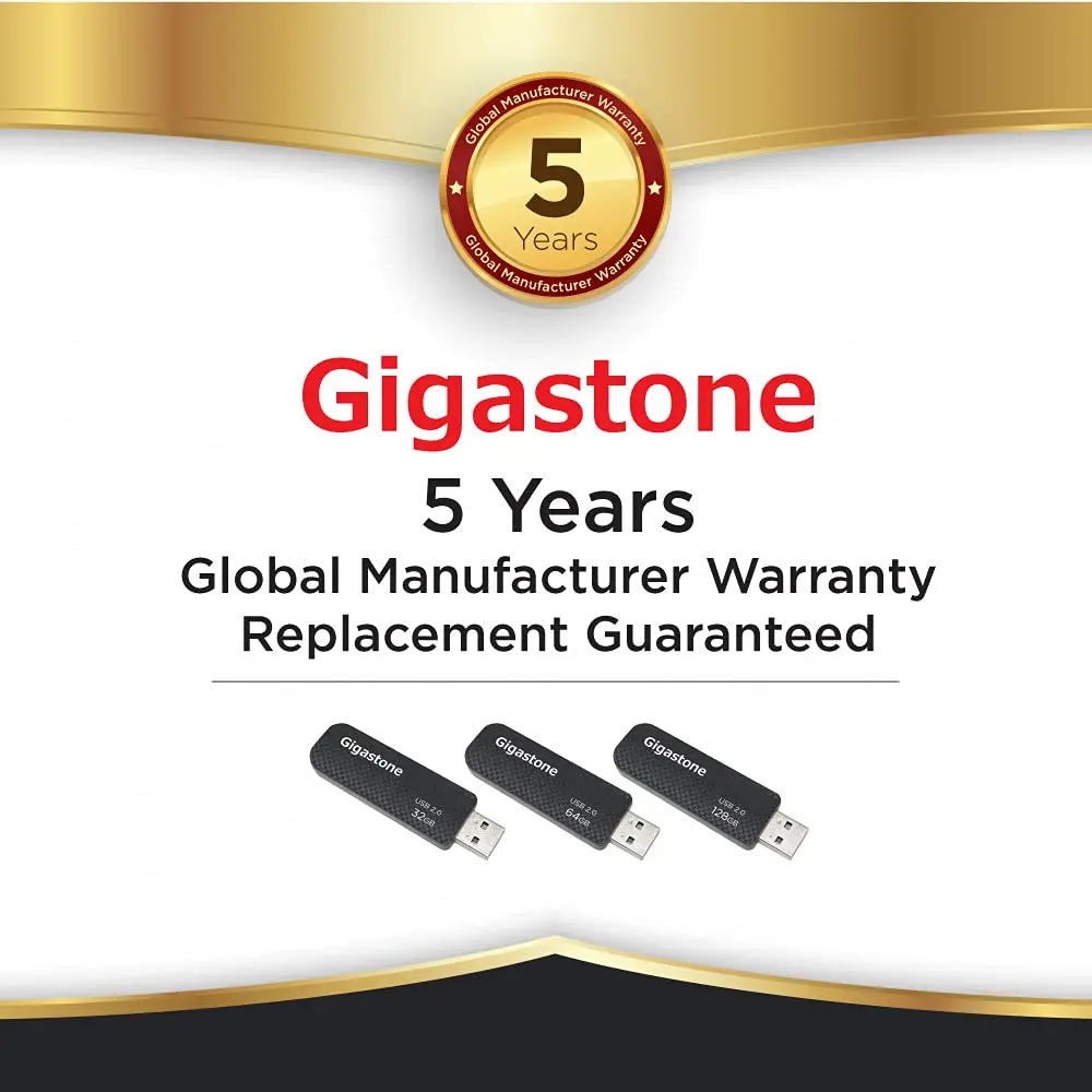 Gigastone V30 64GB USB 2.0 Flash Drive 5-Pack | Retractable, Durable & Reliable Performance - view 7