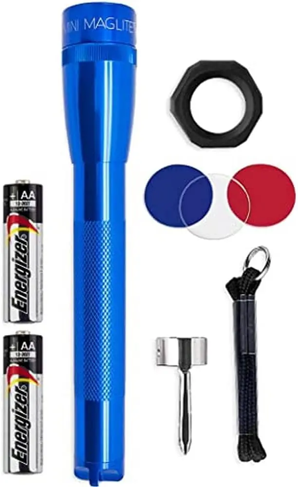MagLite Mini MAG 2 AA LED Flashlight 127 Lumens | Compact, Adjustable Beam, Water & Shock Resistant - main product image