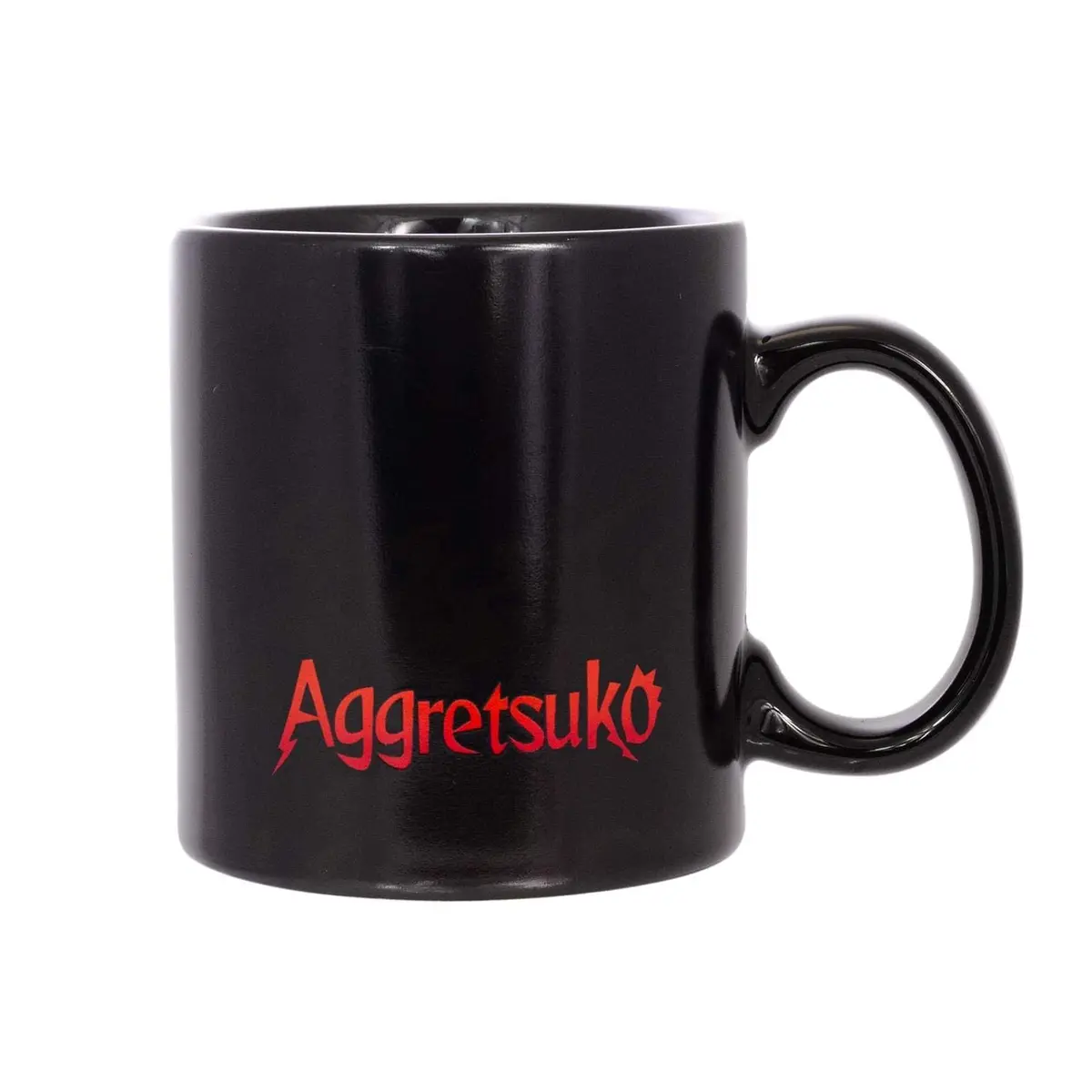 Seven20 Aggretsuko Heat Reveal Fire & Skulls 20oz Ceramic Coffee Mug | Fun Skull & Panda Design - view 2