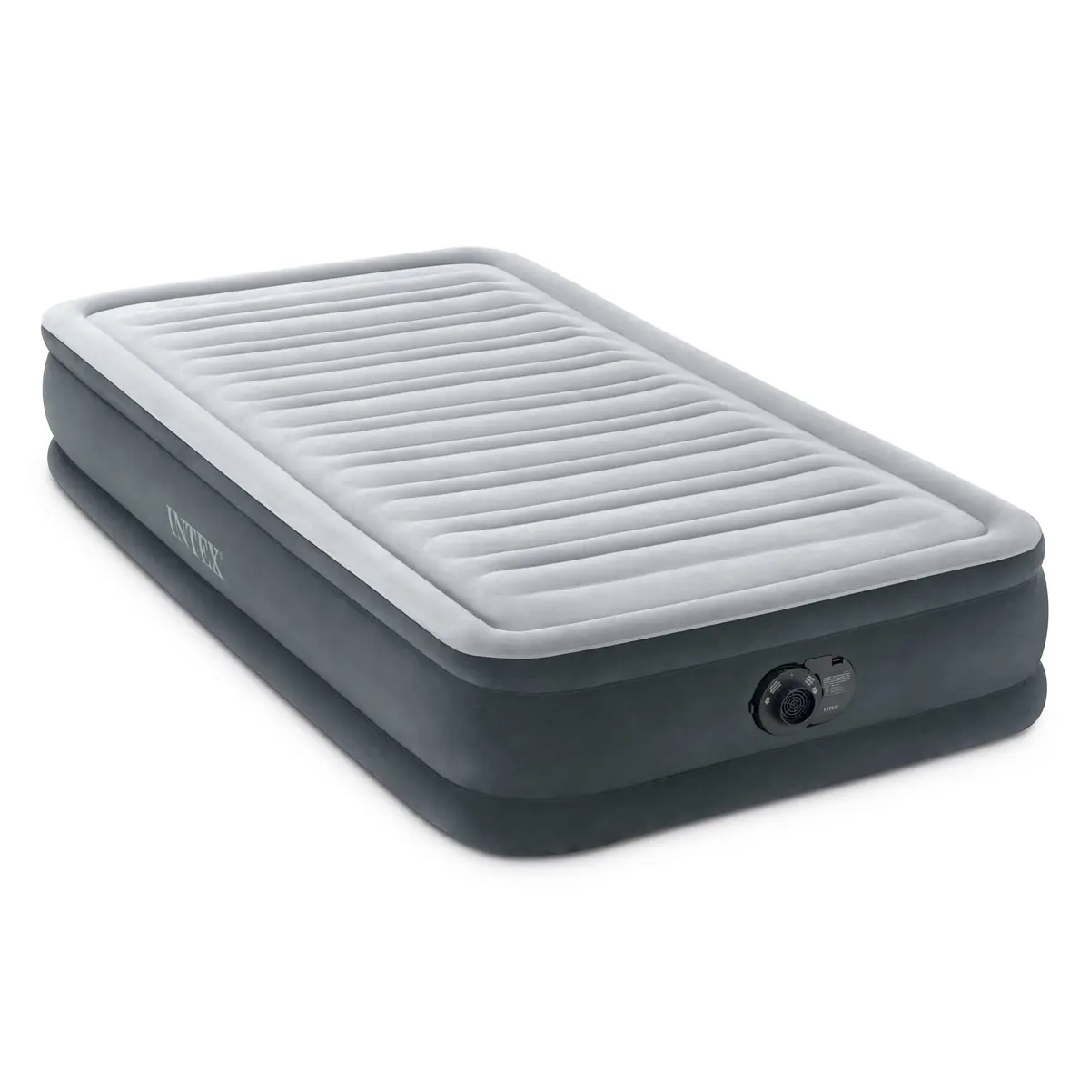 Intex Dura-Beam Deluxe Twin Size Air Mattress with Built-in Pump | 13" Plush Support for Guests & Travel - view 9