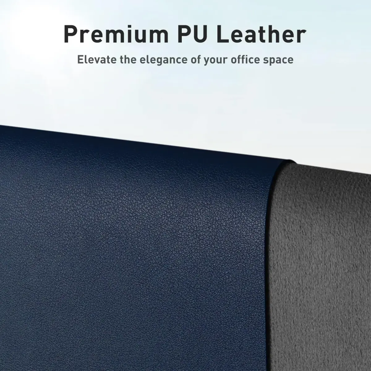 Aothia PU Leather Desk Pad Protector 91cm x 43cm (36" x 17") | Smooth Surface for Writing and Mouse Use - view 2