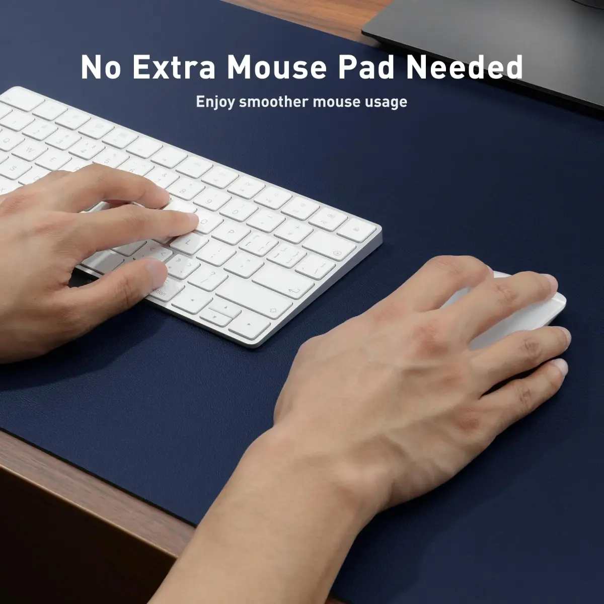 Aothia PU Leather Desk Pad Protector 91cm x 43cm (36" x 17") | Smooth Surface for Writing and Mouse Use - view 4
