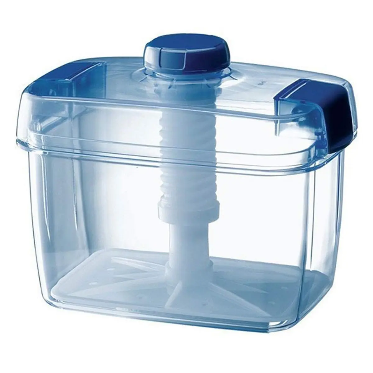 IPPINKA Japanese Pickle Maker 1.6L | BPA-Free, Made in Japan, Clear x Blue - main product image