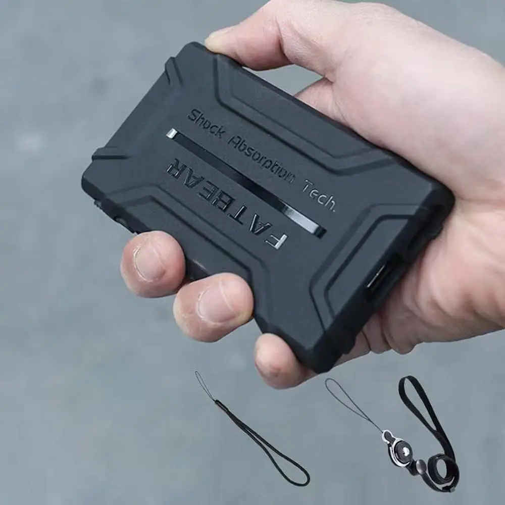Fat Bear Rugged Shockproof Armor Case for Sony Walkman NW-A100 A105 A106 | Black - main product image