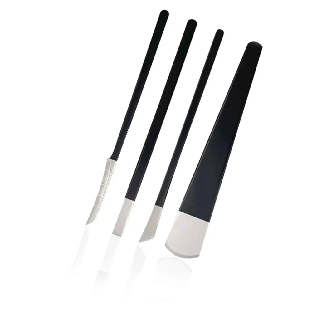 LOOKSEVEN Pedicure Knife Set 4 Pieces Stainless Steel | For Ingrown Toe Nails & Callus Removal - view 4