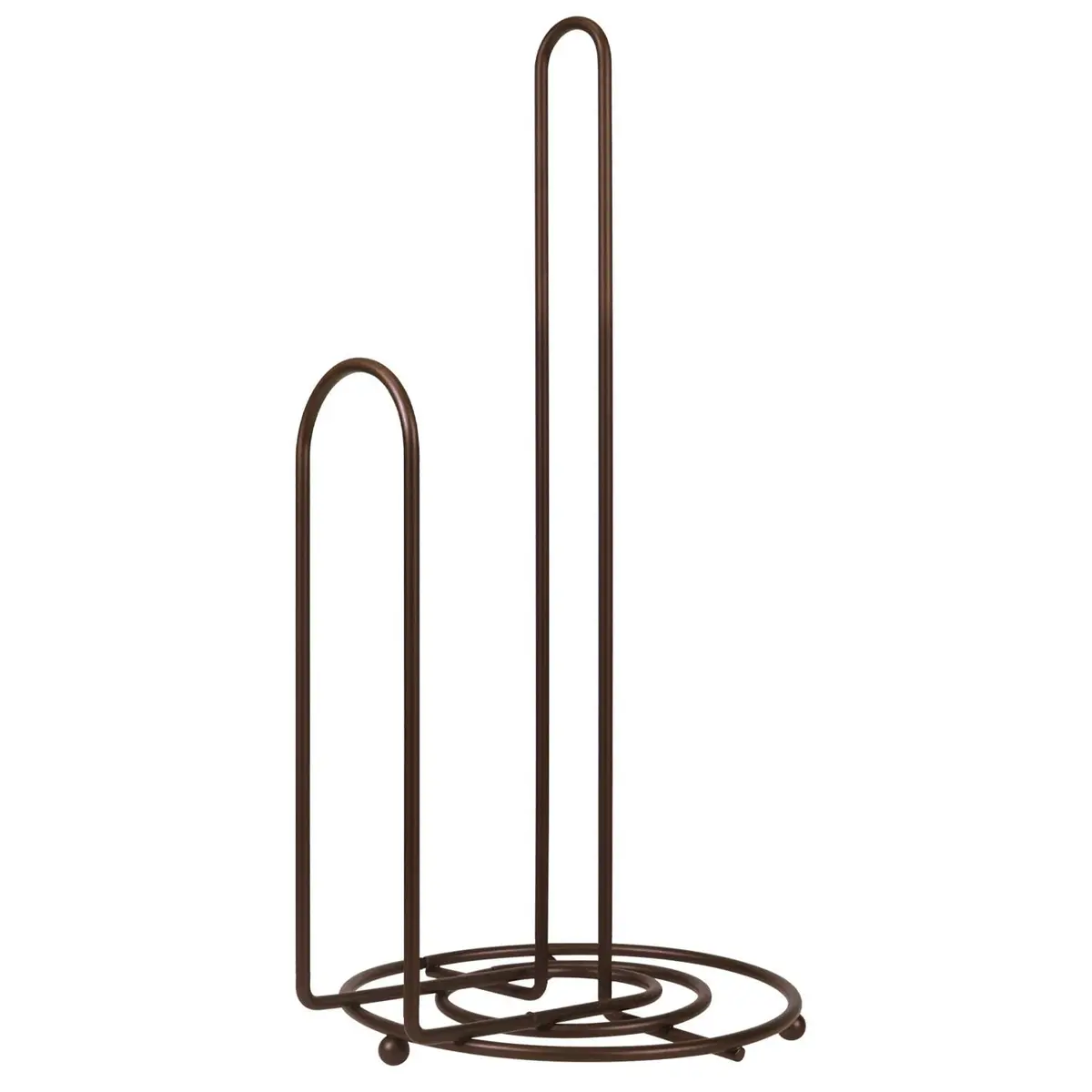 Blue Donuts Countertop Paper Towel Holder - Easy One-Handed Tear, Farmhouse Style, Bronze Finish - view 2