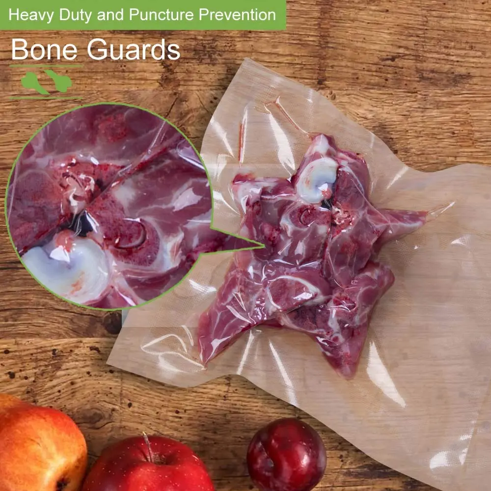 MakMeFre 100 Pint 6x10Inch Vacuum Sealer Bags for Food Storage | BPA Free, Commercial Grade, Long Shelf Life - view 5